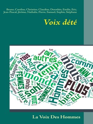 cover image of Voix dété